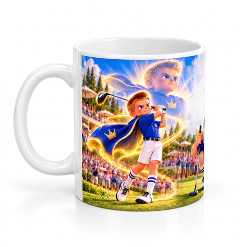 The Machine mug, handle on the left